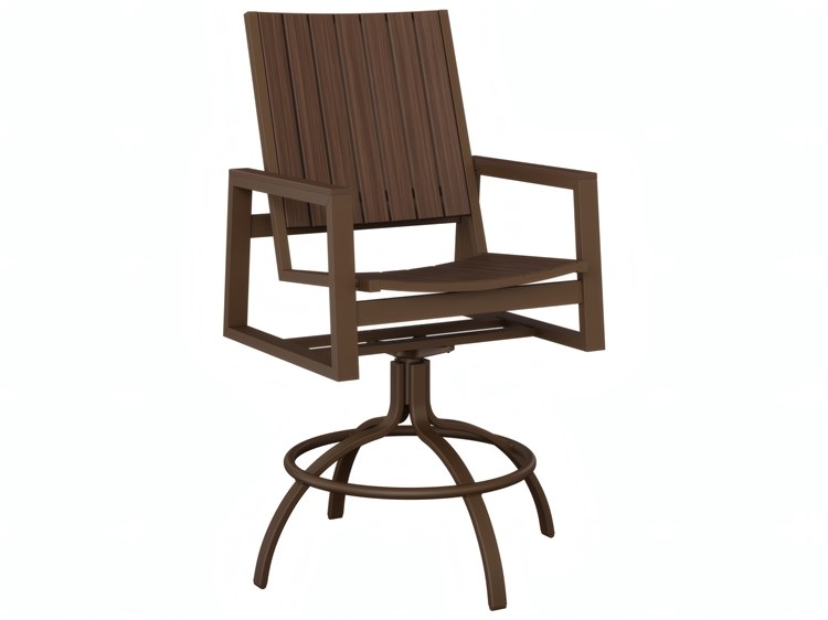 Berlin Gardens Vida Aluminum Poly Swivel Bar Chair
