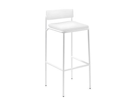 Bend Goods Outdoor Rachel Bar Stool Bikini Pad in White