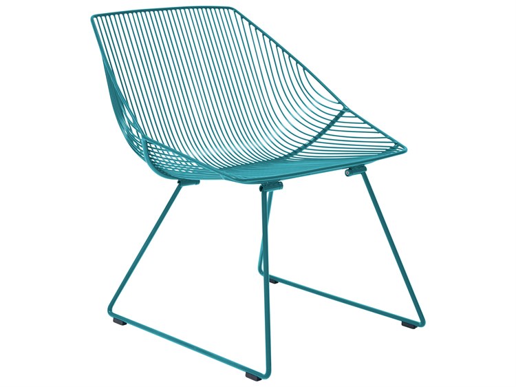 Bend Goods Outdoor Bunny Galvanized Iron Peacock Lounge Chair