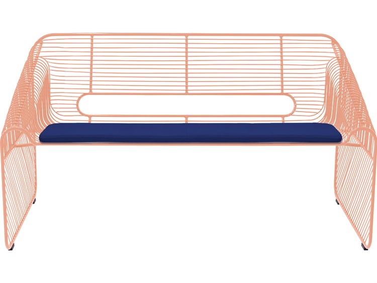 Bend Goods Outdoor Loveseat Navy Seat Pad