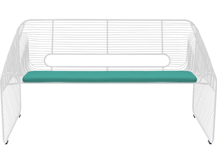 Bend Goods Outdoor Loveseat Teal Seat Pad