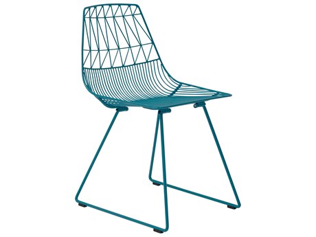 Bend Goods Outdoor Lucy Galvanized Iron Peacock Dining Chair