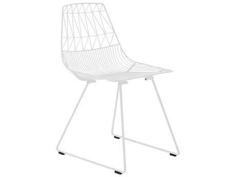 Bend Goods Outdoor Galvanized Iron Lucy White Dining Chair