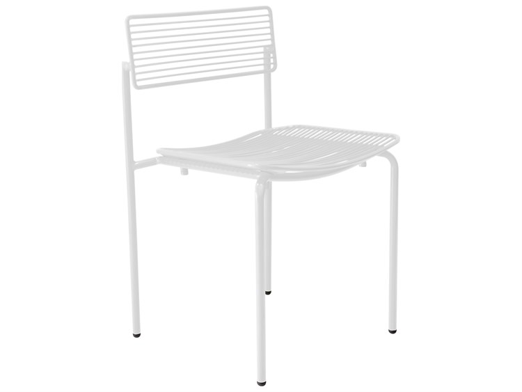 Bend Goods Outdoor Rachel White Iron Dining Chair