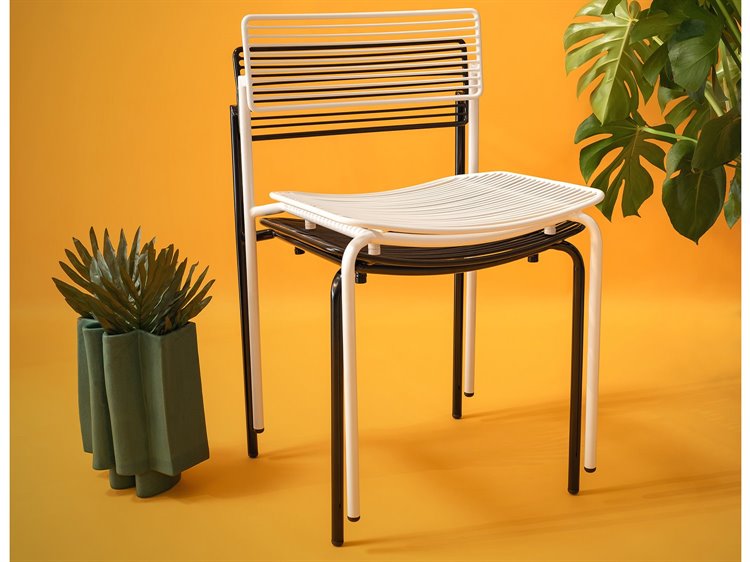 Bend Goods Outdoor Rachel Galvanized Iron Dining Chair Set