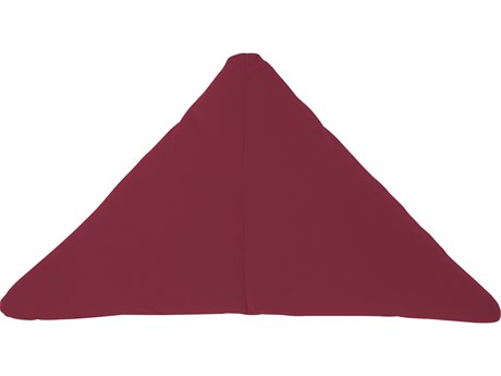 Bend Goods Outdoor Burgundy 26'' Triangle Throw Pillow