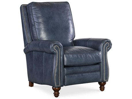 Bradington Young Reddish Leather Recliner