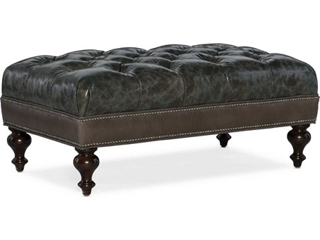 Bradington Young Leather Ottoman