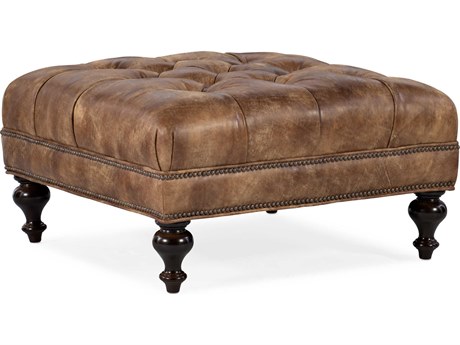 Bradington Young Leather Ottoman