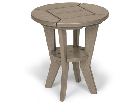 Breezesta Chill Recycled Plastic 20''Wide Round End Table