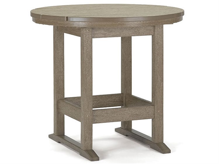 Breezesta Dining Recycled Plastic 36'' Round Dining Height Table