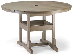 Breezesta Dining Recycled Plastic 48'' Round Dining Height Table