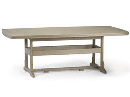 Breezesta Dining Recycled Plastic 84''W x 42''D Rectangular Dining Height Table