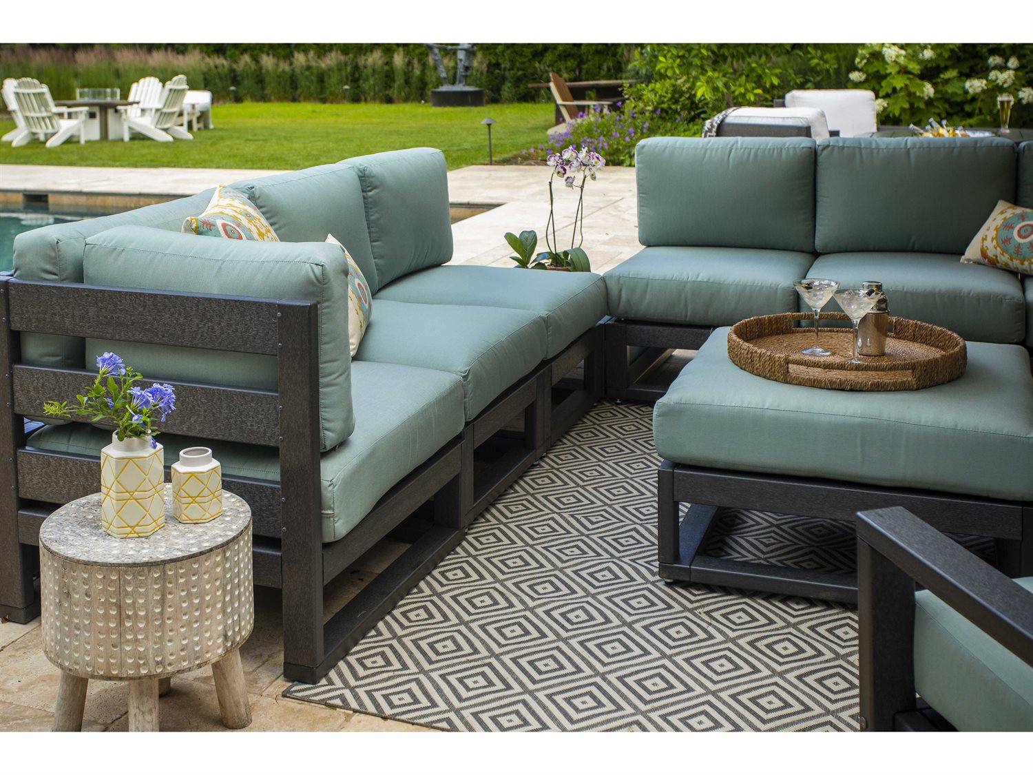 Breezesta Palm Beach Recycled Sectional Lounge Set |
