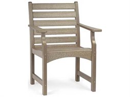 Breezesta Piedmont Recycled Plastic Captain's Dining Arm Chair