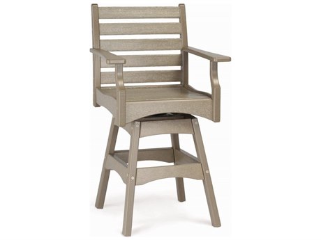 Breezesta Piedmont Recycled Plastic Arm Swivel Bar Chair