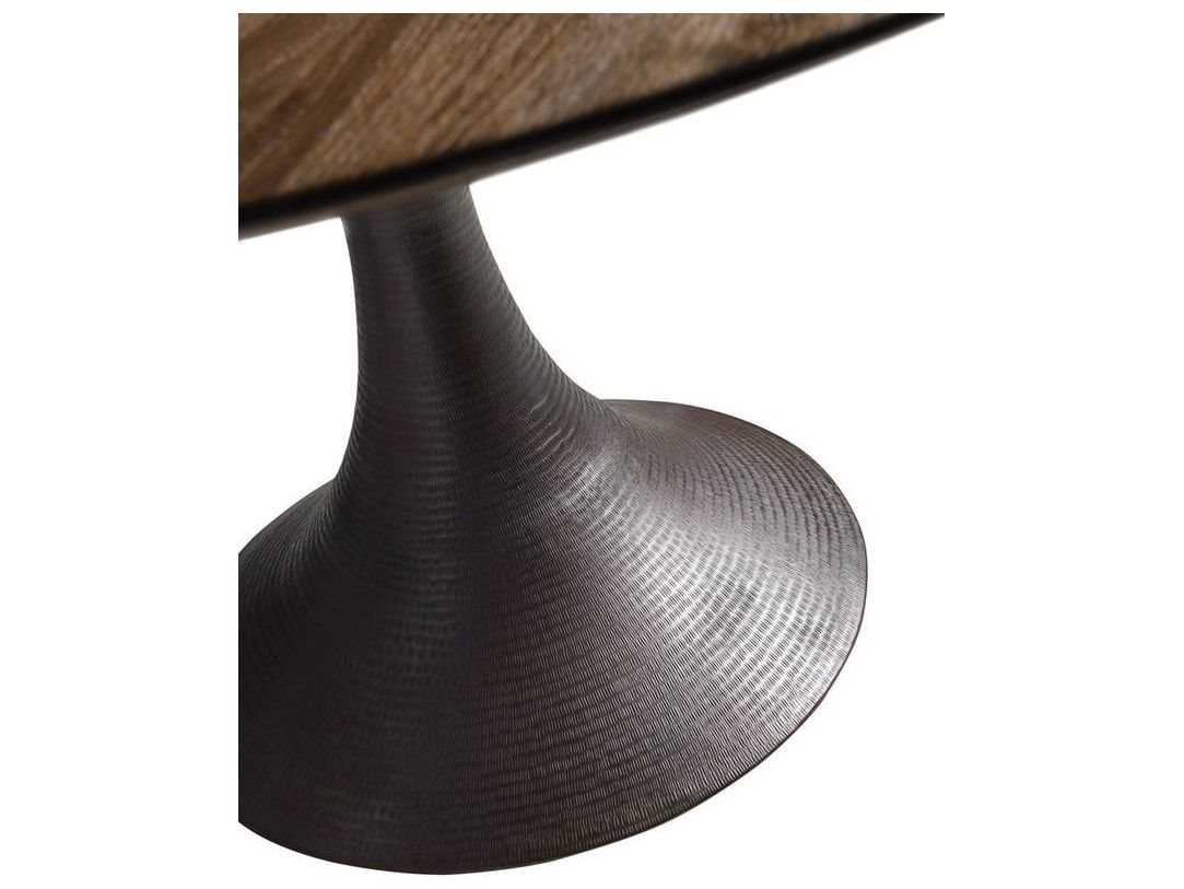 Brownstone Furniture Casablanca 54 Round Sepia Bronze Dining Table