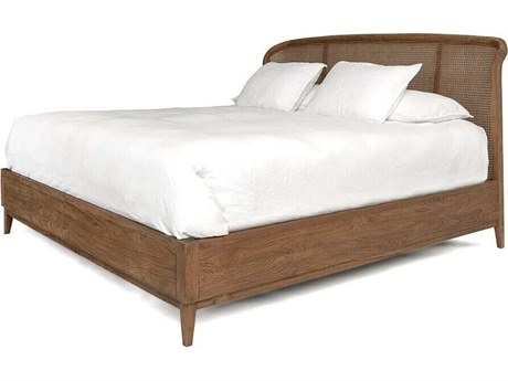 Brownstone Gabby Praline Brown Teak Wood California King Platform Bed