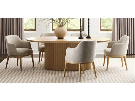 Brownstone Hayden Oak Wood Dining Room Set