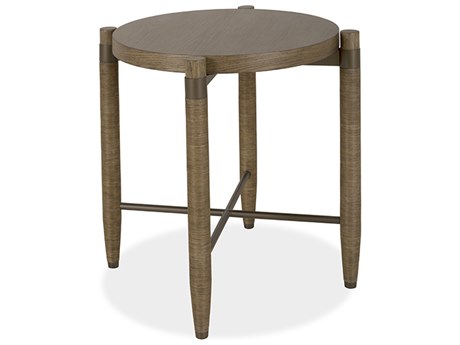Brownstone Tristan Round Wood Sedona End Table