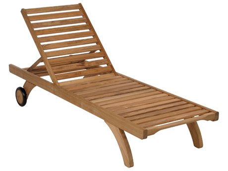 Barlow Tyrie Capri Standard Lounger - Natural Teak