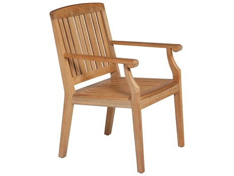 Barlow Tyrie Chesapeake Arm Dining Chair - Natural Teak