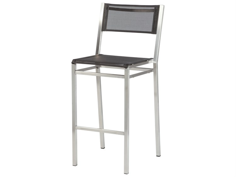 Barlow Tyrie Equinox Bar Stool - Charcoal Textilene Sling