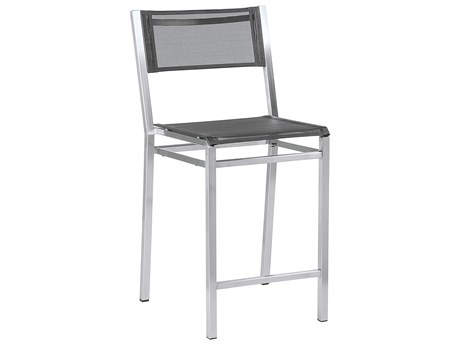 Barlow Tyrie Equinox Counter Stool - Charcoal Textilene Sling