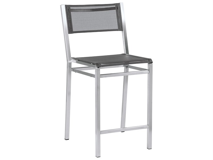 Barlow Tyrie Equinox Counter Stool - Charcoal Textilene Sling