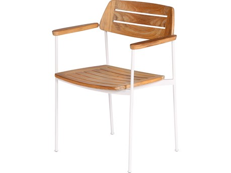 Barlow Tyrie Layout Steel Teak Dining Chair