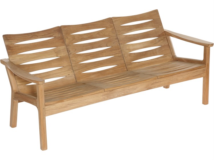 Barlow Tyrie Monterey Deep Seating Three-Seater Sofa - Natural Teak