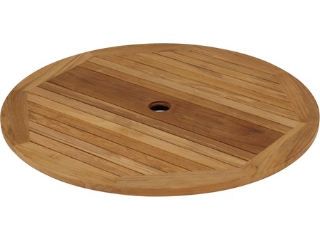 Barlow Tyrie Drummond Lazy Susan - Natural Teak - 43"