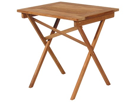 Barlow Tyrie Safari Folding Side Table - Natural Teak