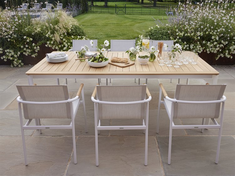 Barlow Tyrie Around Aluminum Dining Set