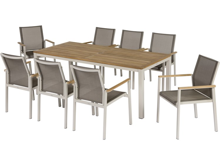 Barlow Tyrie Aura Aluminum Dining Set