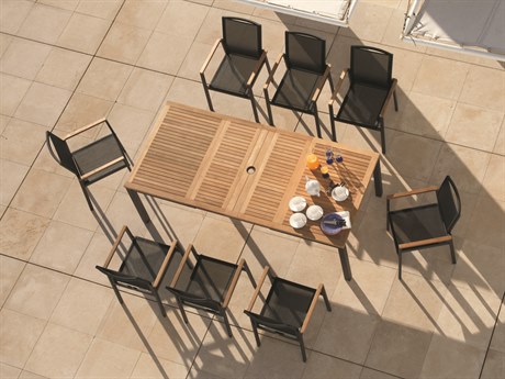 Barlow Tyrie Aura Aluminum Dining Set