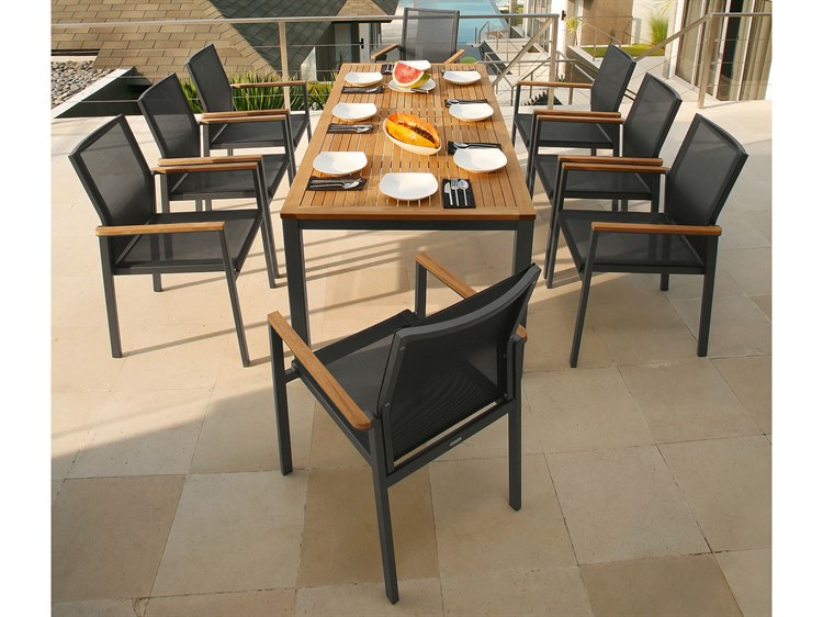 Barlow Tyrie Aura Aluminum Dining Set