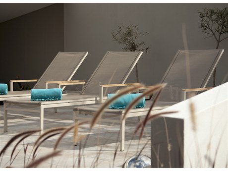 Barlow Tyrie Aura Occasional Aluminum Sling Lounge Set