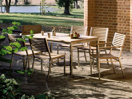 Barlow Tyrie Equinox Steel Dining Set