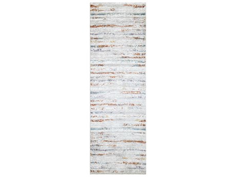 Bashian Andes Shag Striped Runner Area Rug