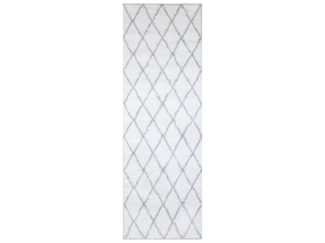 Bashian Andes Shag Geometric Runner Area Rug