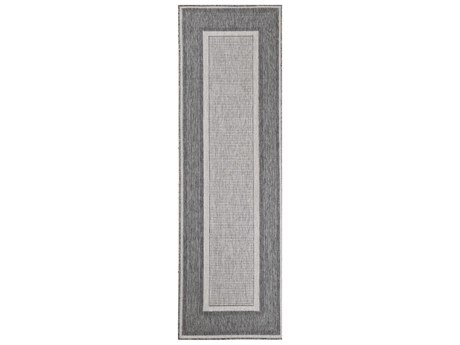 Bashian Lanai Bordered Runner Area Rug