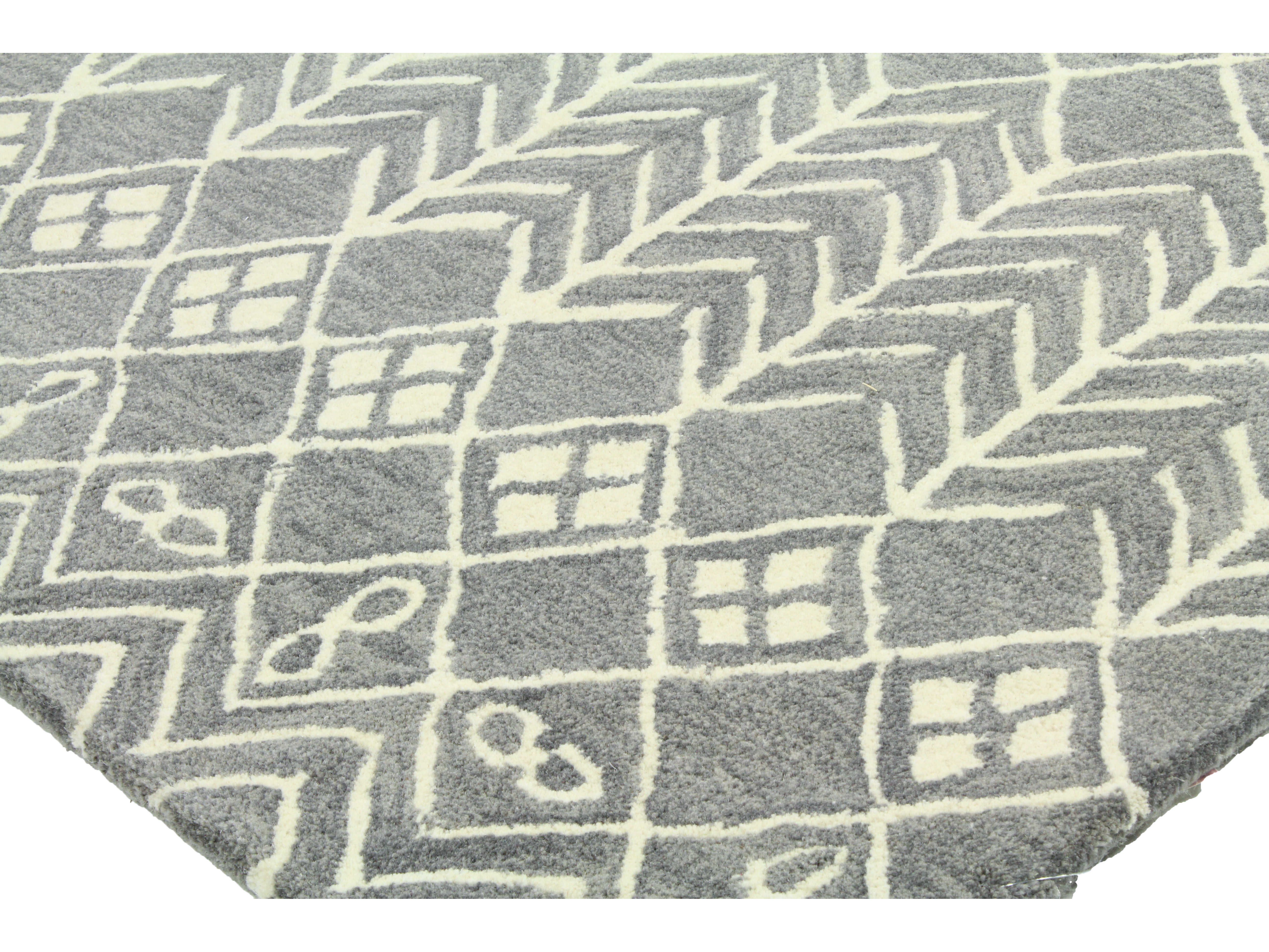 Bashian Rugs Chelsea Grey Rectangular Area Rug | BSHS185GYST268