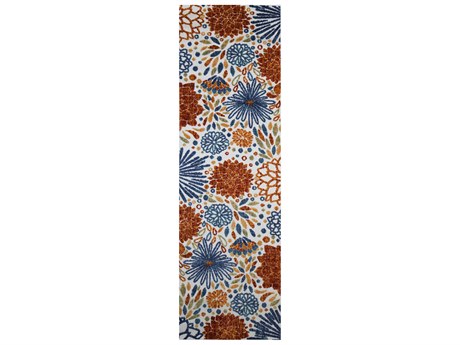 Bashian Veranda Floral Runner Area Rug