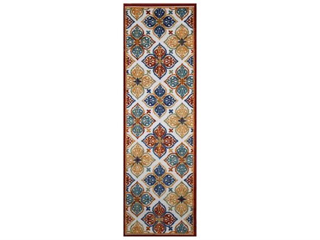 Bashian Veranda Floral Runner Area Rug
