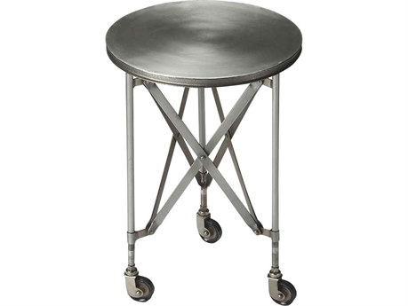 Butler Costigan Round Metal Industrial Chic End Table