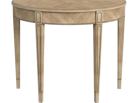 Butler Hampton Wood Antique Beige Console Table