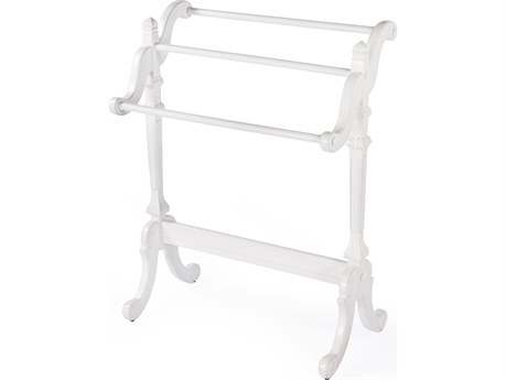 Butler Newhouse Cottage White Blanket Rack