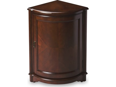 Butler Durham Cherry Brown Rubberwood Accent Cabinet