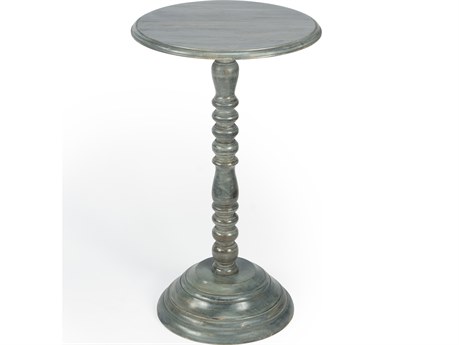 Butler Dani Round Wood Artifacts End Table